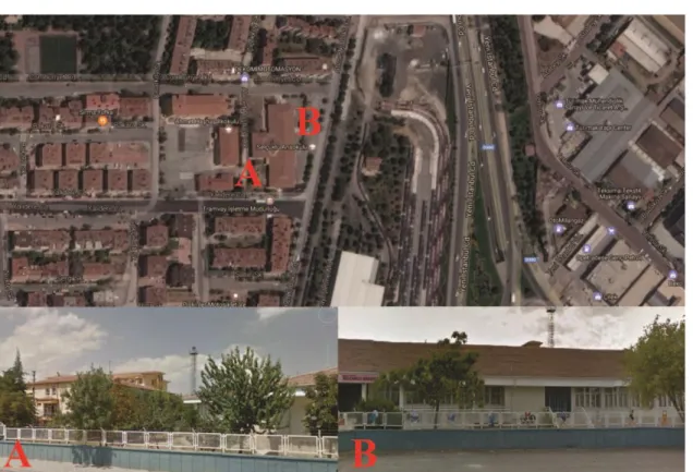 Figure 2. Google view of Selçuklu nursery school. 