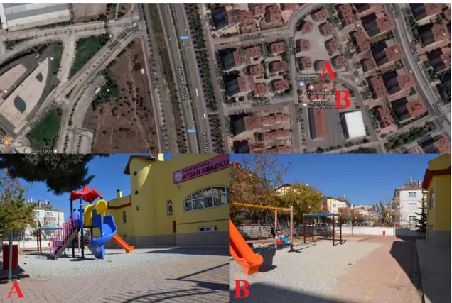 Figure 3. Google view of Ayşah nursery school. 