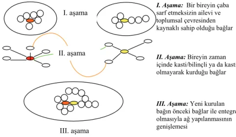 Şekil 1. Sosyal Ağların Yapılanması 
