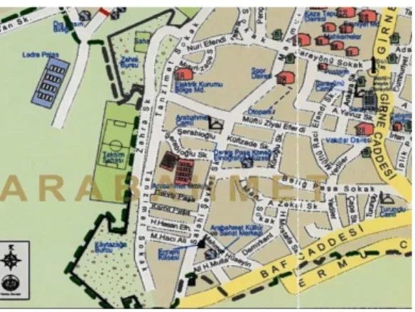 Figure 1- Arabahmet District Plan (Map Office of TRNC-2014) 