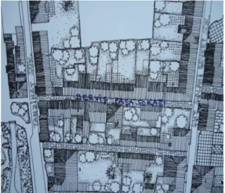 Figure 5- Historical Texture of Dervish Pasha Street (Buildings’ Plans) (Town Planning  Office of T.R.N.C