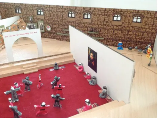 Figure 15. The Cemevi space on ground level 4.3.5 Museum of Turkish Epics