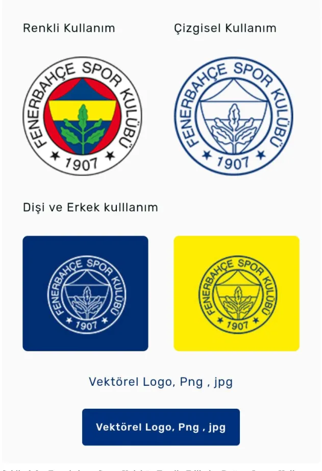 ġekil  3.3.  Fenerbahçe  Spor  Kulubü  Tescil  EdilmiĢ  Doğru  Logo  Kullanımı  (www.fenerbahce.org)