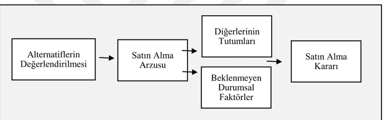 ġekil 6: Alternatiflerin Değerlendirilmesi ve AlıĢveriĢ Kararı Arasındaki Süreçler 