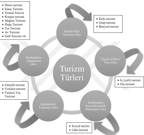 Şekil 2. Turizm Türleri