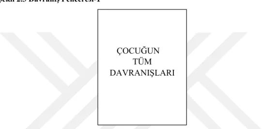 ġekil 2.3 DavranıĢ Penceresi-1 