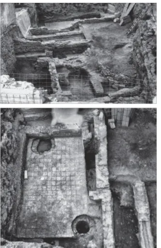 Foto 10- Selanik Nauarinou meydanı, Galerius' Sarayı, işlikler  (Antonoras, Fig.207-208) 