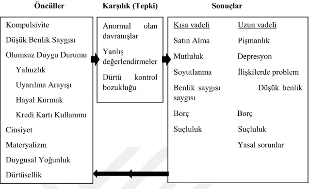 ġekil 2: Kompulsif Satın Alma DavranıĢının Teorik Çerçevesi 