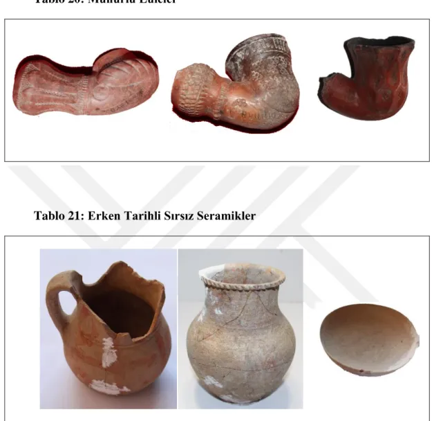 Tablo 20: Mühürlü Lüleler 