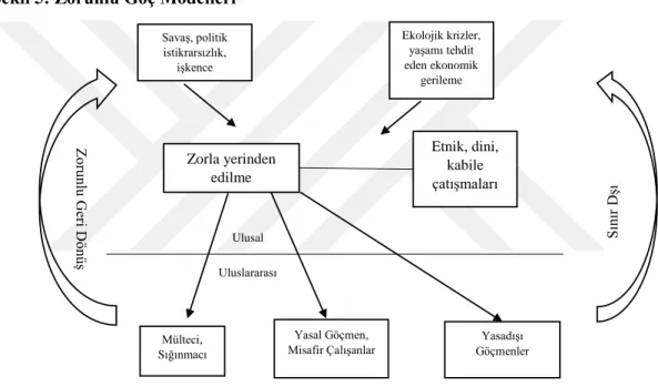 Şekil 5: Zorunlu Göç Modelleri 