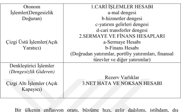 Tablo 2: Otonom ve Denkleştirici İşlemler Tablosu 