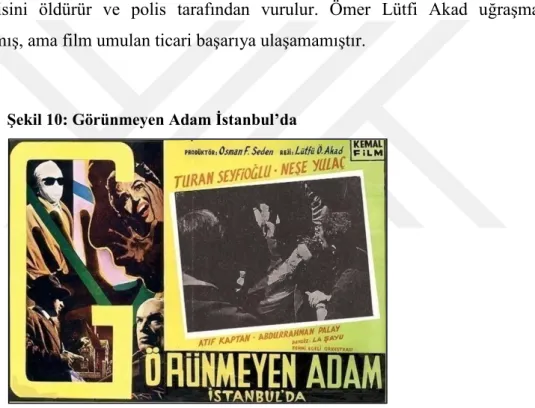 Şekil 10: Görünmeyen Adam İstanbul’da 