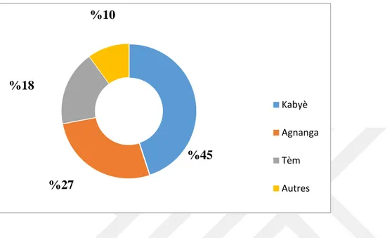 Grafik 3: Katılımcıların etnik kökene göre dağılımı 