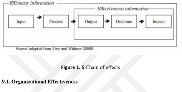 Figure 1. 5  Chain of effects  1.9.1. Organizational Effectiveness    