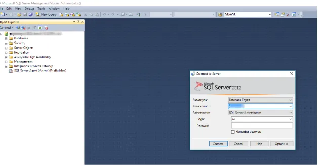 ġekil 3.9. SQL Server Management Studio 