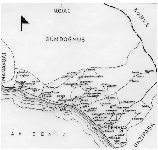 Figure 1. The map of research area 