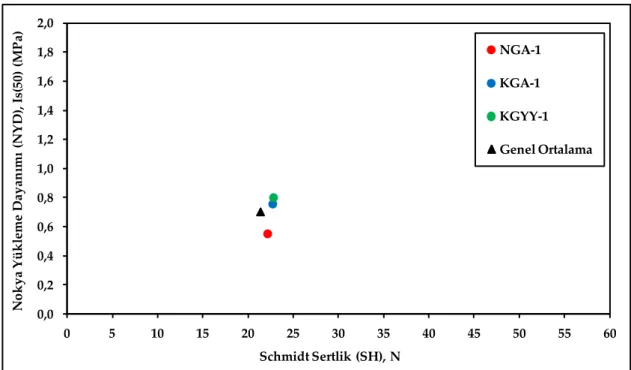 Çizelge  7’de  sunulan  sonuçlar  incelendiğinde  aynı  ölçüm  bölgelerinde  SH  deneyinden  belirlenen  TEBD değerleri ile NYD deney sonuçlarından belirlenen TEBD sonuçları arasında dikkat çekici bir fark  olduğu  görülmektedir
