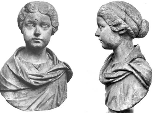 Figür 3a-b: Lucilla portresi, I. Tip, British Museum. 