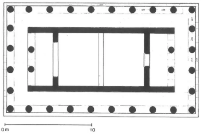 Figür 3a: Priene Demeter Tapınağı’nın planı 