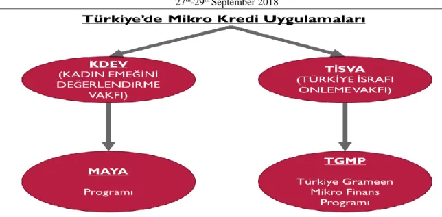 Şekil 1: Türkiye’de Mikro Kredi Uygulama Yöntemleri 
