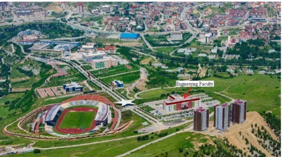 Figure 4.1. Engineering faculty in Demir Celik Campus of Karabuk University. 