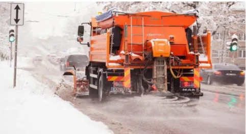 Figure 3.6. using the salts in snow climates Causes damage to the road [52]. 