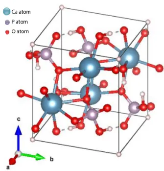 Figure 2.1. The unit cell structure of DCPA. 