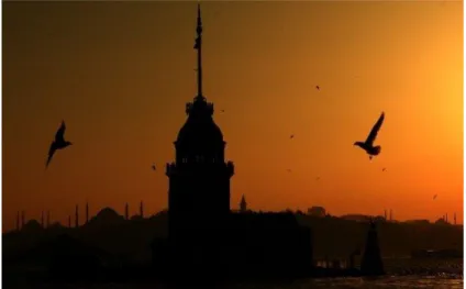Şekil 2.2. İstanbul silüeti (İnternet, 3). 