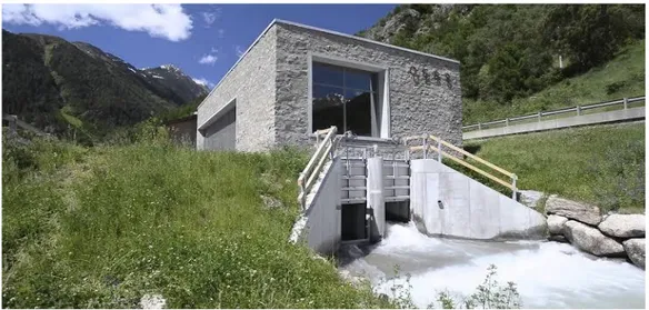 Fig. 1.2 Table Small Hydro generators – Susasca, Switzerland. 