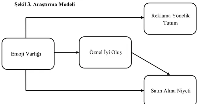 Şekil 3. Araştırma Modeli 