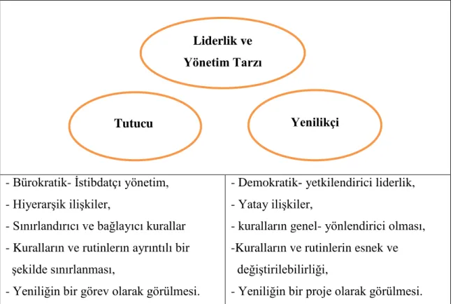ġekil 2. Liderlik ve Yönetimi Tarzı  (Najam, 2007: 173) 