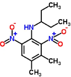 Şekil 1. Pendimetalinin kimyasal yapısı.