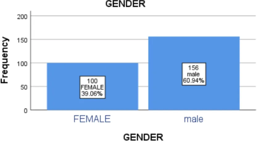 Figure 4. Percentage Distribution of Gender Group of Respondents 