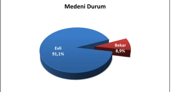 Şekil 2: Medeni Durum Dağılımı 