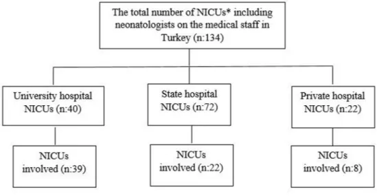 Fig 1. Types of NICUs involved in the study.