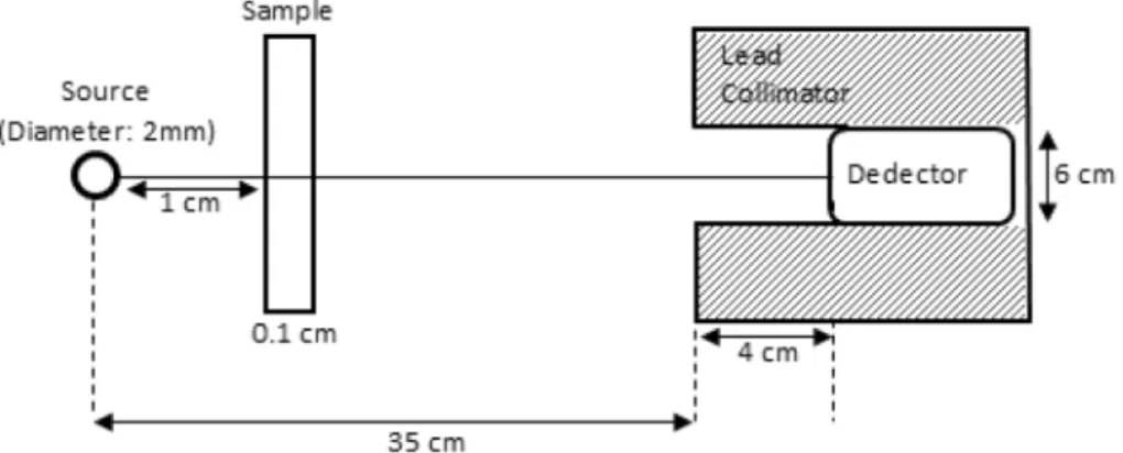 Fig. 1    Geometry implemented  in MCNP