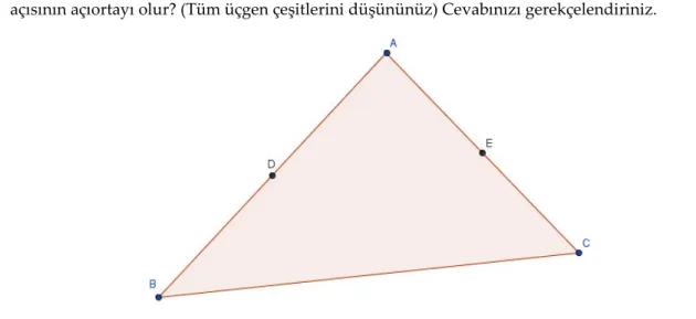 Şekil 8. Birinci Geometri Problemi (GP1) 