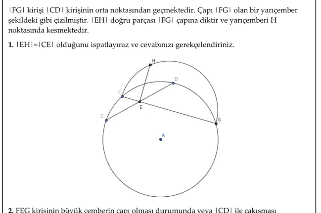 Şekil 11. Dördüncü Geometri Problemi (GP4) 