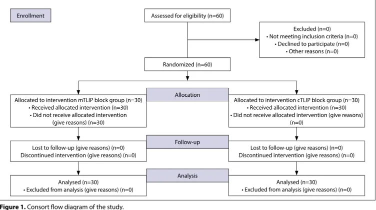 Figure 1. Consort flow diagram of the study.