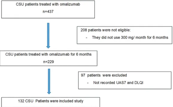 Figure 1 |  Flowchart showing the eligibility criteria for patients included in the study