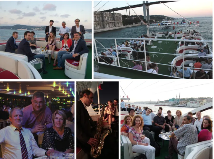FIG. 7. Boat trip and dinner between Asia and Europe and special performance by Professor Emre Belli.
