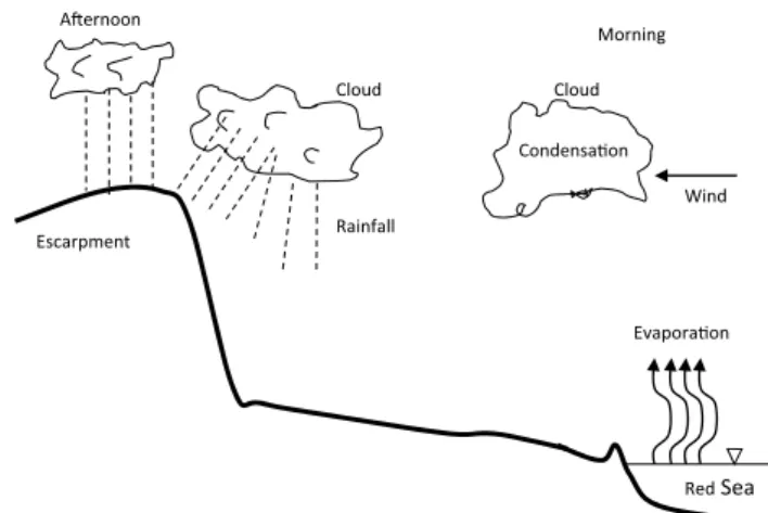 Fig. 2    Orographic rainfall mechanisms