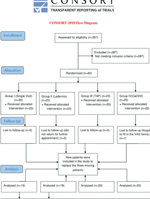 Figure  1 - CONSORT flow diagram for randomized clinical trials.
