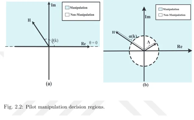 Fig. 2.2: Pilot manipulation decision regions.
