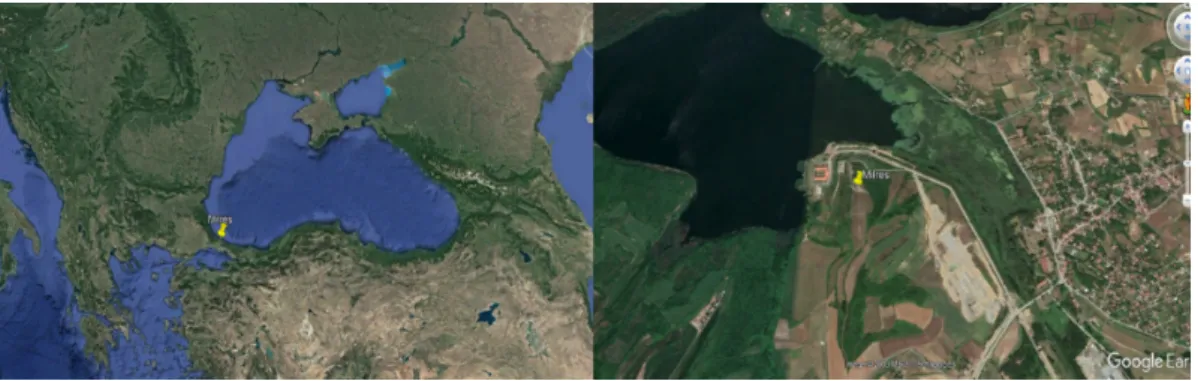 Figure 1: MILRES measurement field and location.