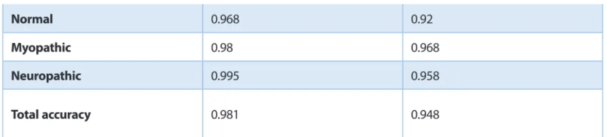 Table 4: Detailed Accuracy by Class