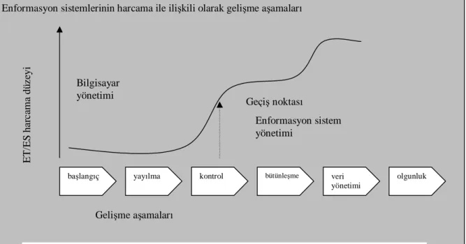 Şekil 1.9. ES’nin Evrim Aşamaları (Ward and Peppard, 2002, s.10) 