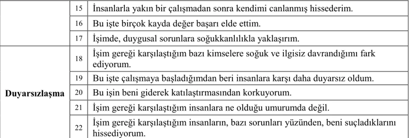 Tablo 3.4 Pilot Çalışmadan Elde Edilen Ölçek Güvenilirlik Cronbach’s Alfa Değerleri  (α) 