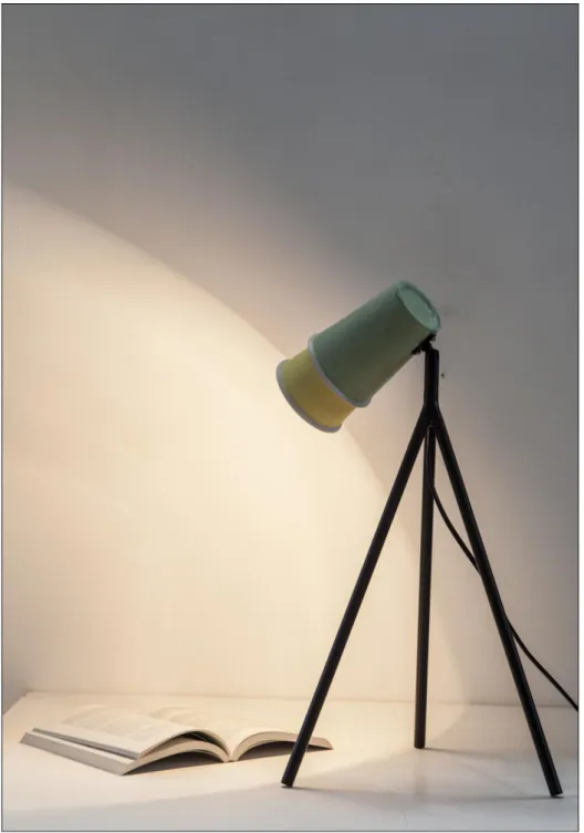Şekil 3.1; “Papercup light I” , masa üstü   Ölçüler: 26x26x40 cm 