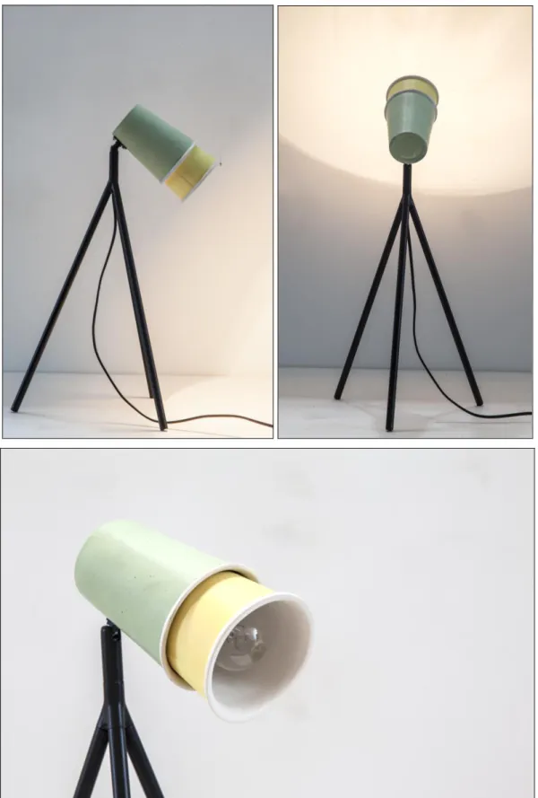 Şekil 3.2: “Papercup light I” , masa üstü , detay 